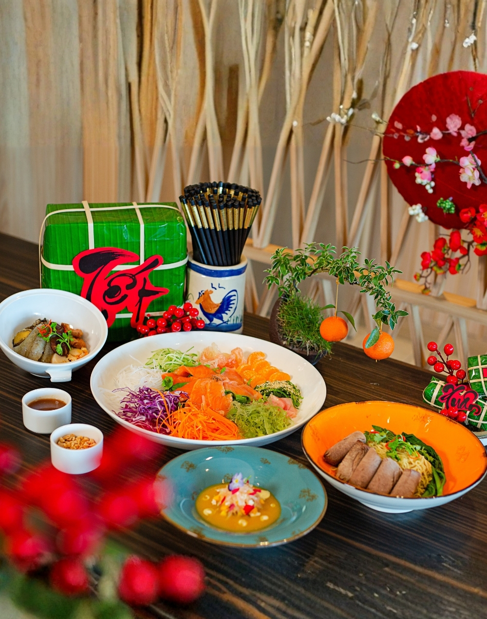 Traditional Tet set menu